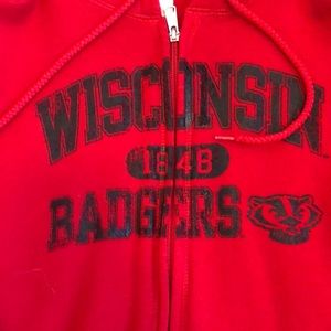 Wisconsin Badger Zip-Up Jacket